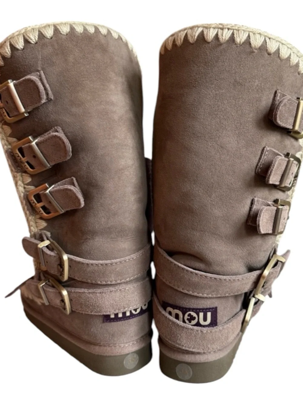 Mou Eskimo 40 Buckle Straps boots Size 38 EU New